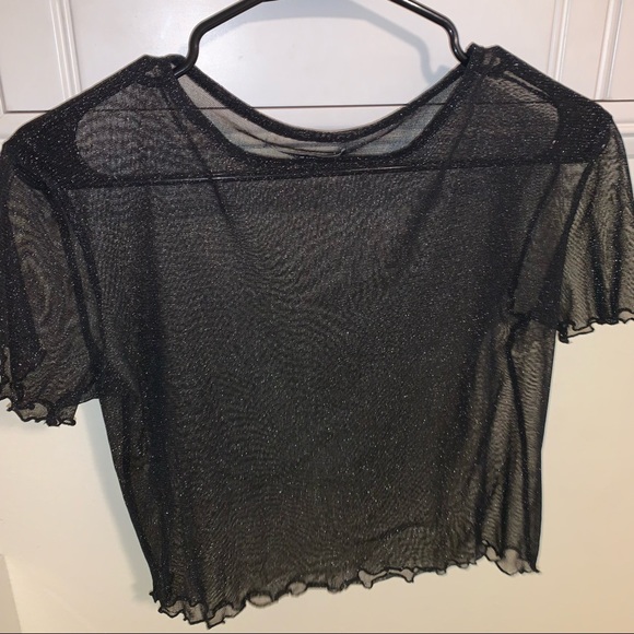 Brandy Melville Glitter Top - Picture 2 of 4